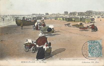 / CPA FRANCE 62 "Berck Plage, la plage "