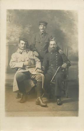 CARTE PHOTO MILITAIRE  / CHASSEURS ALPINS