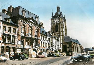 / CPSM FRANCE 59 "Avesnes, la collégiales Saint Nicolas"