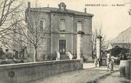 30 Gard CPA FRANCE 30  "Chusclan, la mairie"