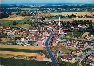 / CPSM FRANCE 59 "Roost Warendin, vue générale aérienne " 