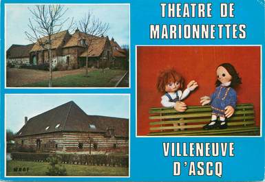 / CPSM FRANCE 59 "Villeneuve d'Asq, théâtre de Marionnettes"
