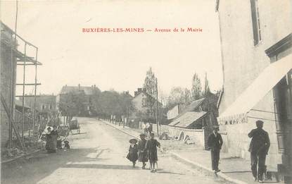 / CPA FRANCE 03 "Buxières les Mines, avenue de la mairie"