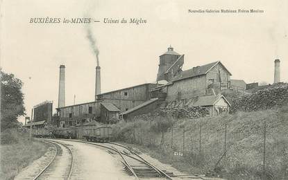 / CPA FRANCE 03 "Buxières les Mines, usines du Méglun"