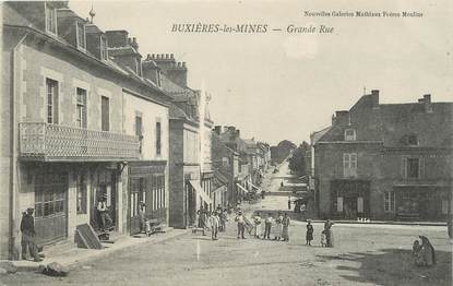 / CPA FRANCE 03 "Buxières les Mines, grande rue"