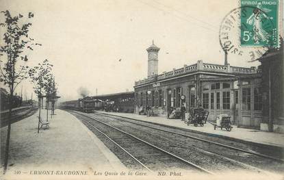 / CPA FRANCE 95 "Ermont Eubonne, les quais de la gare"