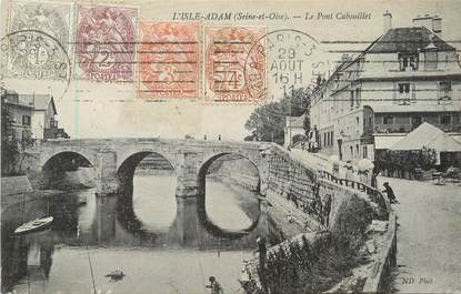 / CPA FRANCE 95 "L''Isle Adam, le pont Cabouillet"