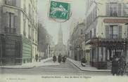 95 Val D'oise / CPA FRANCE 95 "Enghien les Bains, rue de Mora et l'église"