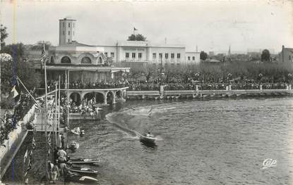 / CPSM FRANCE 95 "Enghien les Bains, course de hors Bord sur le lac"