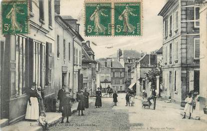 / CPA FRANCE 95 "Magny, rue Nationale"