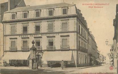 / CPA FRANCE 03 "Bourbon l'Archambault, hôtel Montespan"