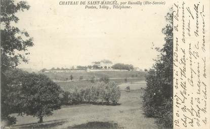 / CPA FRANCE 74 "Château de Saint Marcel"