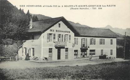 / CPA FRANCE 74 "Bionnay Saint Gervais les Bains, des Bernards"