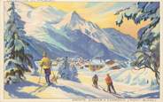 74 Haute Savoie / CPA FRANCE 74 "Chamonix, sports d'hiver" / SKI