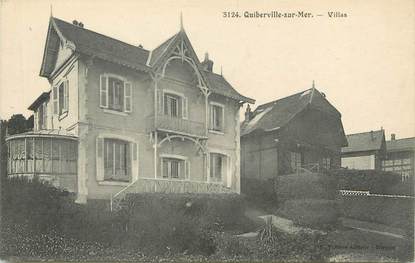 / CPA FRANCE 76 "Quiberville sur Mer, villas"
