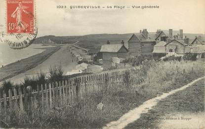 / CPA FRANCE 76 "Quiberville, la plage, vue générale"