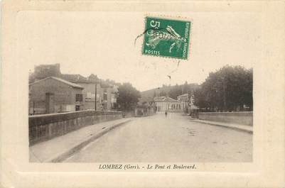 Lombez, le pont et le boulevard