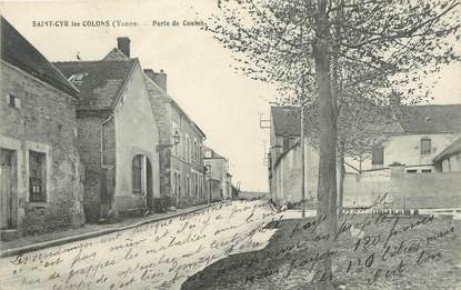 / CPA FRANCE 89 "Saint Cyr les Colons, porte de Coulon"