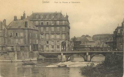 / CPA FRANCE 08 "Sedan, pont de Meuse et Déversoir"