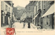 39 Jura Poligny, la grande rue et la Croix du Dent