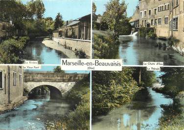 / CPSM FRANCE 60 "Marseille en Beauvaisis"