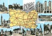 60 Oise / CPSM FRANCE 60 "Oise" / CARTE  GEOGRAPHIQUE