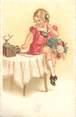 Theme CPA ART DECO / ENFANT / TELEPHONE