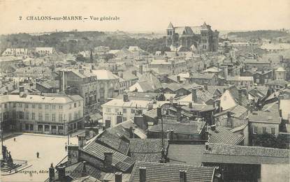 / CPA FRANCE 51 "Chalons sur Marne, vue générale"