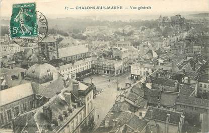 / CPA FRANCE 51 "Chalons sur Marne, vue générale "