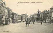 51 Marne / CPA FRANCE 51 "Chalons sur Marne, place de la République "