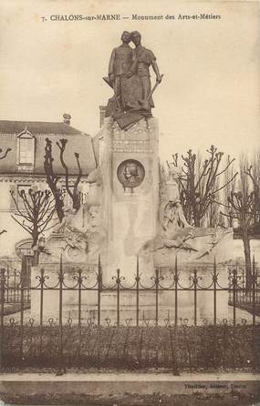 / CPA FRANCE 51 "Chalons sur Marne, monument des Arts et Métiers"