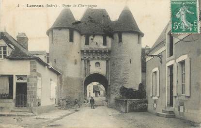 / CPA FRANCE 36 "Levroux, porte de Champagne"