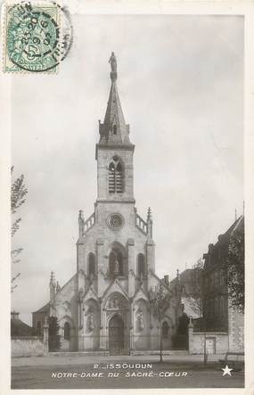 / CPSM FRANCE 36 "Issoudun, Notre Dame du Sacré Coeur"