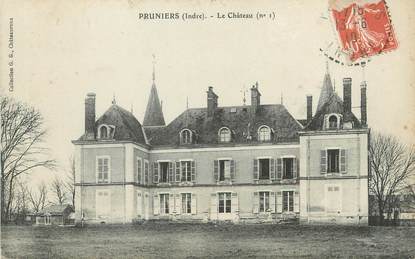 / CPA FRANCE 36 "Pruniers, le château"
