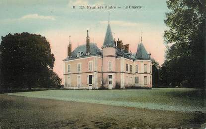 / CPA FRANCE 36 "Pruniers, le château "