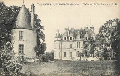 / CPA FRANCE 36 "Varennes sur Fouzon, château de la Borde"
