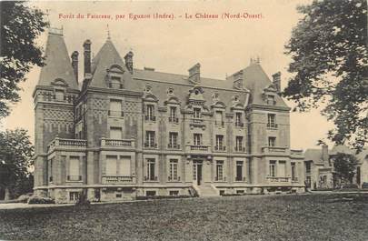 / CPA FRANCE 36 "Forêt du Faisceau par Eguzon, le château"