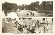 36 Indre / CPA FRANCE 36 "Chabris, les bords du cher, la plage"