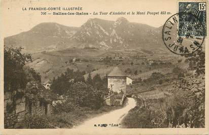 Salins les Bains, la tour d'Andelot et le Mont Poupet