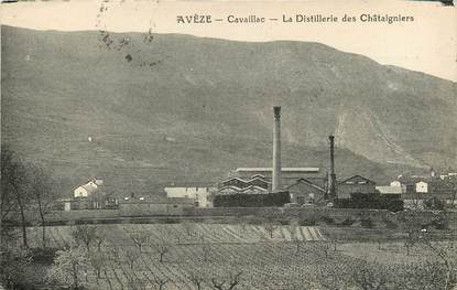 CPA FRANCE 30  "Avèze, La Distillerie des Châtaigniers"