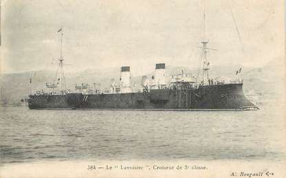 CPA BATEAU GUERRE "Le Lavoisier, croiseur"