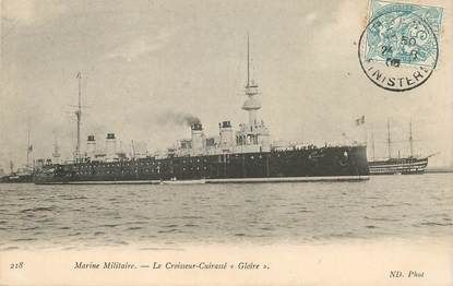 CPA BATEAU GUERRE "Le cuirassé Gloire"