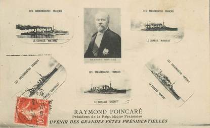 CPA BATEAU GUERRE "Raymond Poincaré"