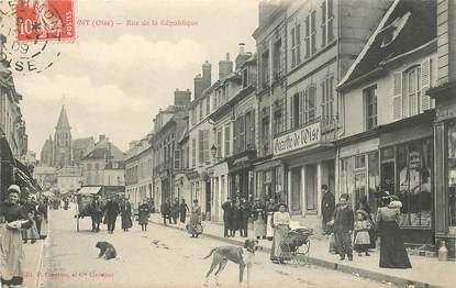 CPA FRANCE 60 "Clermont, rue de la République"