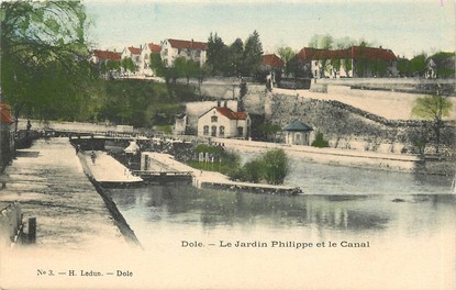 Dole, le jardin Philippe et le Canal