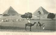 Egypte CPA EGYPTE "Les Pyramides de Kheops et Kephren"