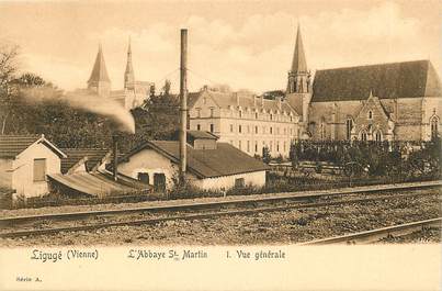 Ligugé, l'Abbaye Saint Martin, vue générale