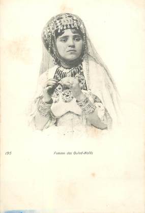 CPA ALGERIE "Femme des Ouled  Naïls"