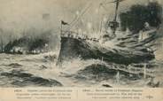 Amerique CPA FALKLAND "Combat naval" / BATEAU