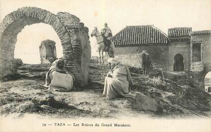 CPA MAROC "Taza, les ruines du Grand Marabout"
